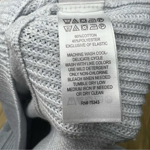 Tahari Cotton Knitted Pullover Hi-Low Buttoned Sweater S - Picture 4 of 7